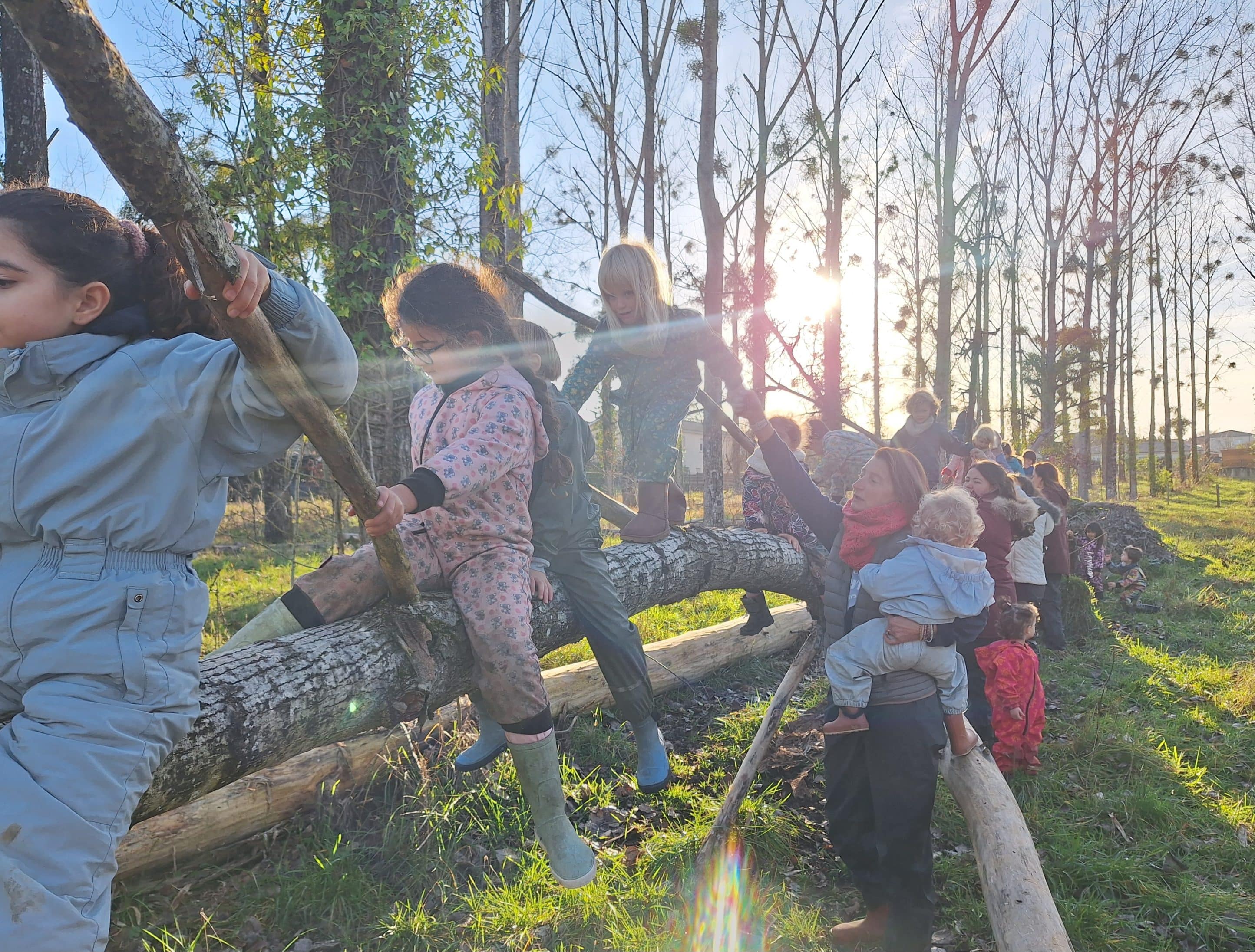 école montessori proche Bordeaux dans la nature